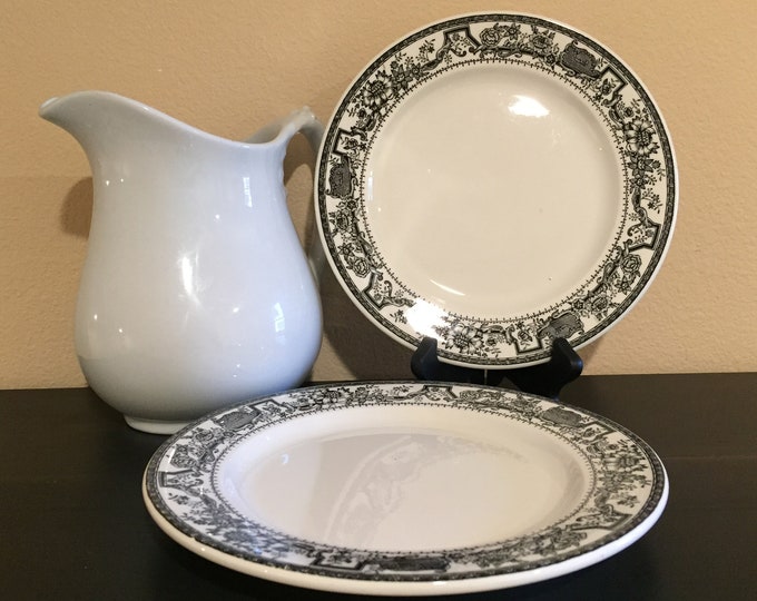 Vintage Walker China Restaurant Plates Walker China Etsy
