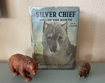 Vintage Dog Book - Silver Chief: Dog of the North - 1933
