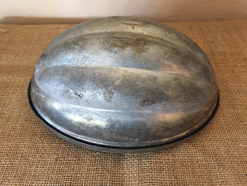 Vintage Rowoco Portugal Tin Melon Mold Vintage Metal Etsy