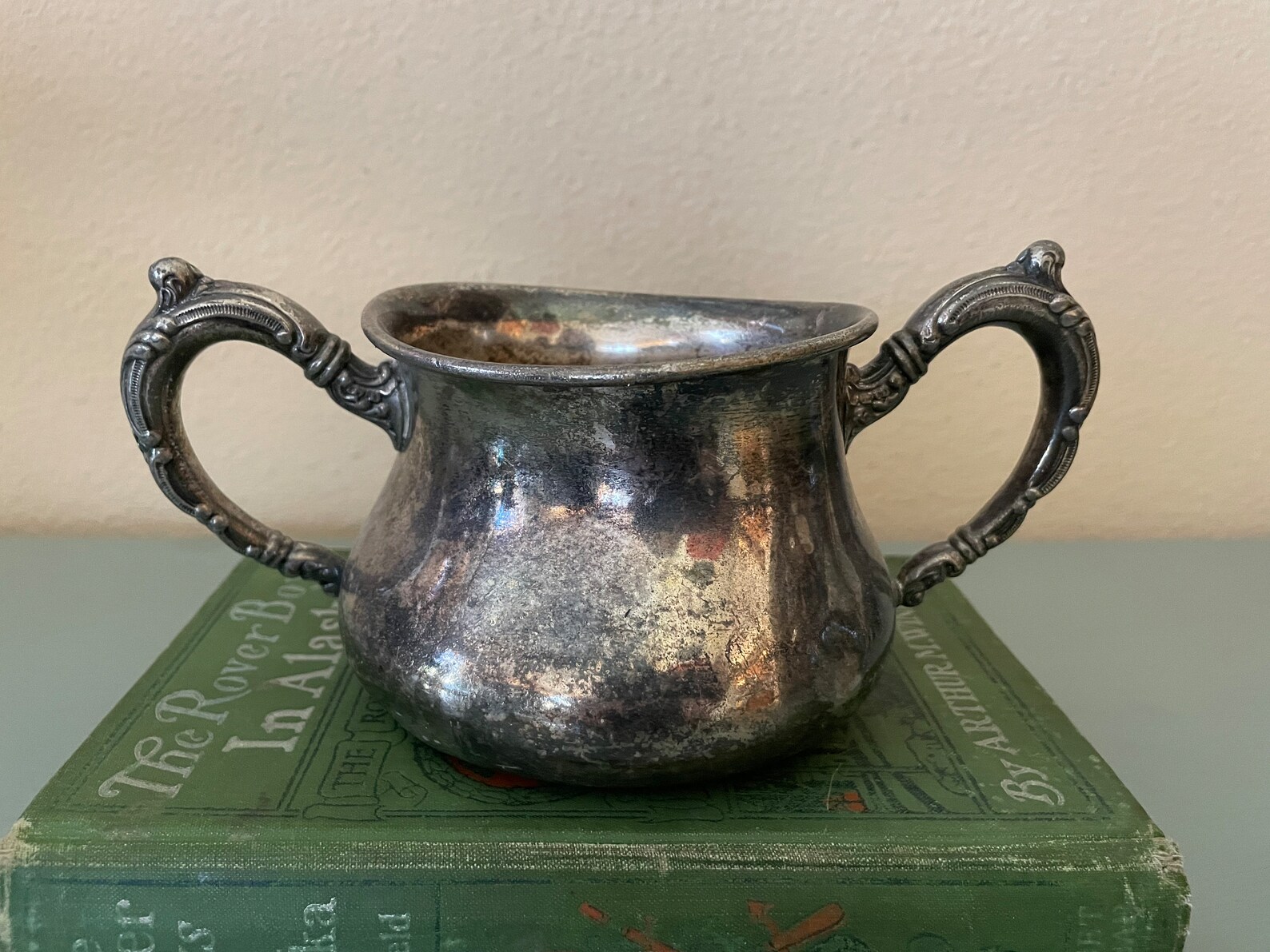 Antique E.G. ster Quadruple Silverplate Sugar Bowl Etsy