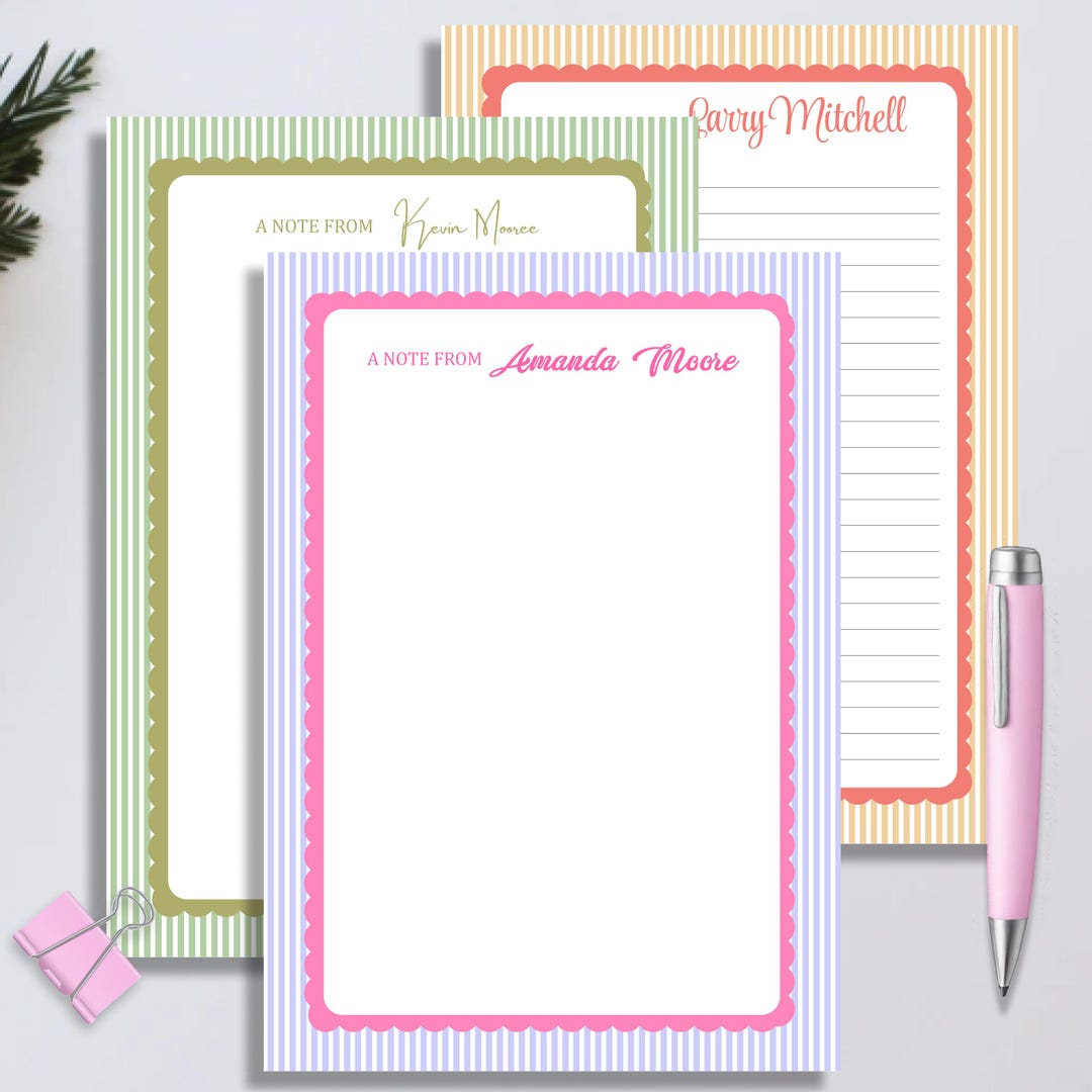 Personalized Teacher Notepad – Teacher Appreciation Gift, Thank You ...