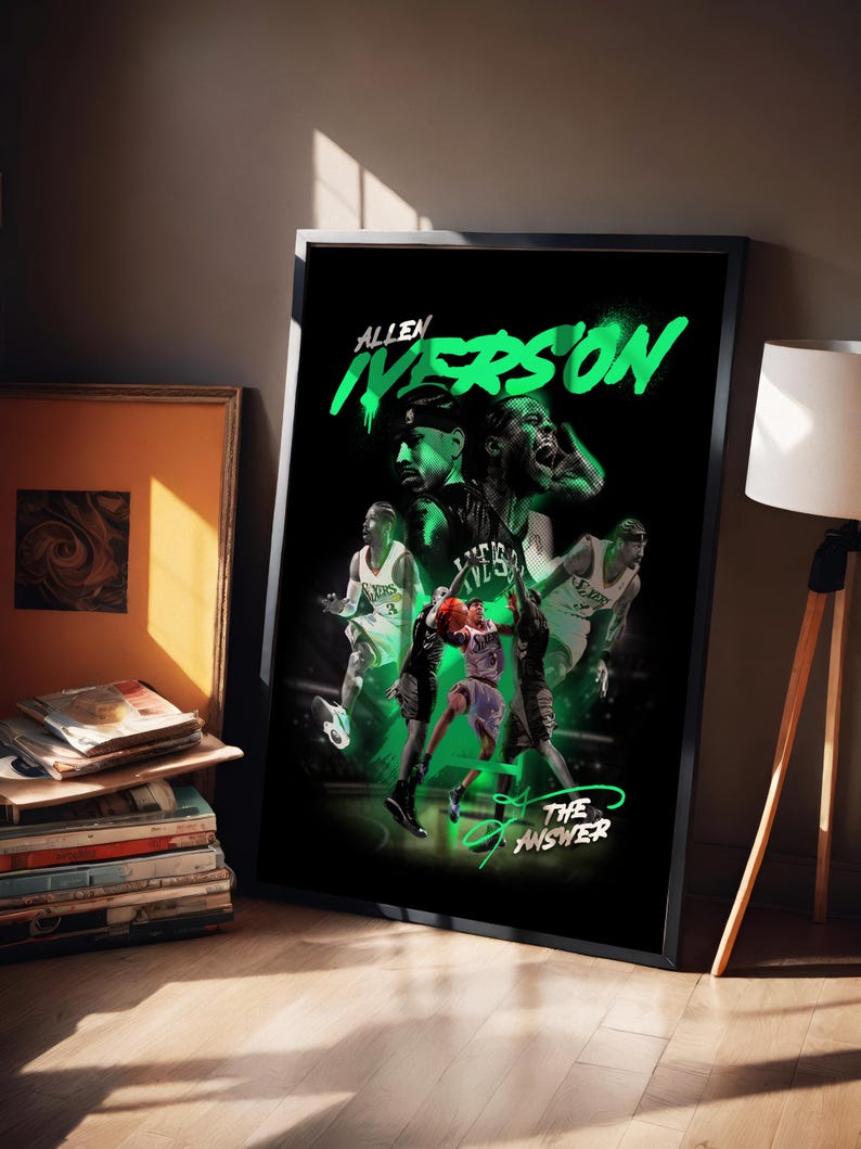 Answer Nba Allen Iverson the Answer NBA Digital Design (size 11.7x16,5inch PNG) - Etsy