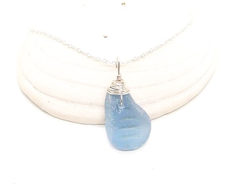 Sea Glass Jewelry/Sea Glass Necklace/Sea Glass Pendant/Coastal Jewelry/Nautical Pendant/Sea Glass Jewelry/74