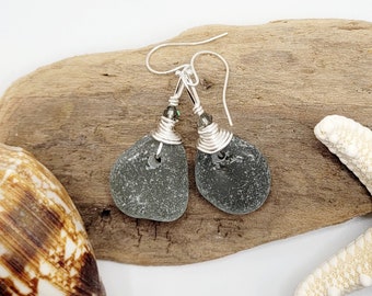 Genuine Sea Glass earrings