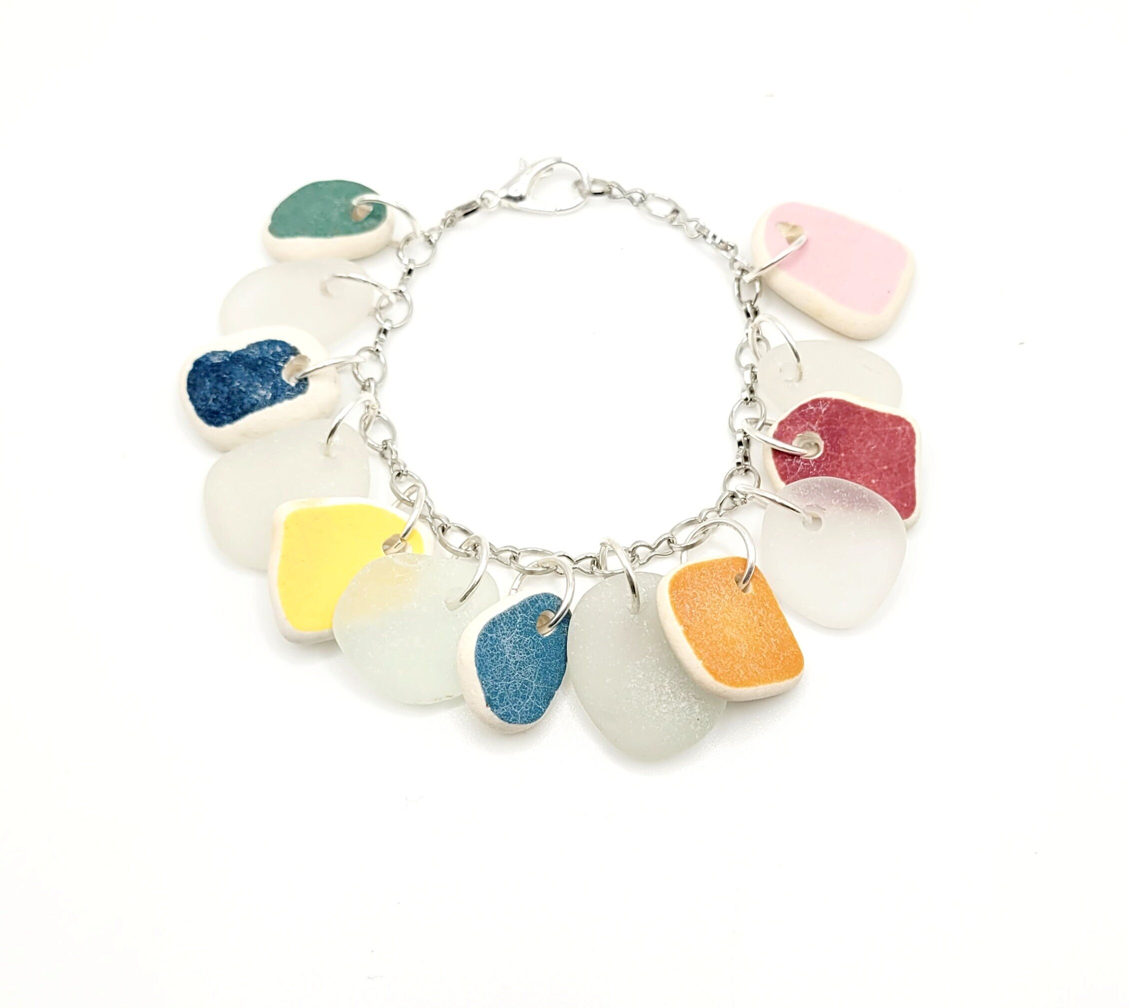 Cuna Genuine Mochila PaÃ±alera Moderna Pulsera De Cerámica Marina