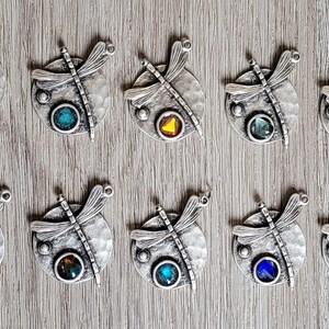 Dragonfly Necklace/Glass Necklace/Beach Necklace/Unique Gift
