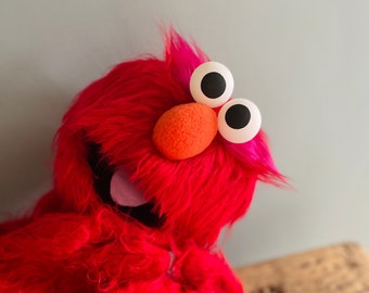 Marionnette monstre Fizbo, polaire et mousse, style ventriloque