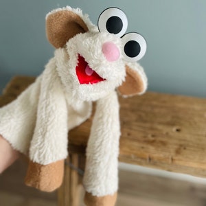 Whammy, Professional Handpuppet, Muppet Puppet, Ventriloquist puppet, puppeteer puppet, hand rods, foam puppet, monster puppet, sheep lamb