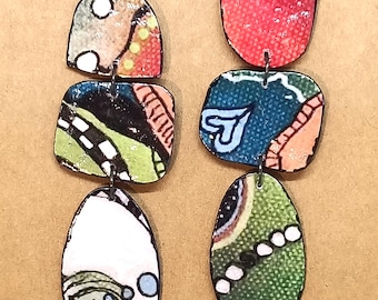 Handmade Earrings, Eclectic, Unique