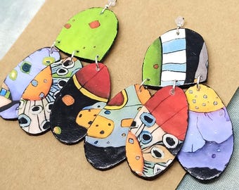 Handmade Earrings, Lightweight, Boho