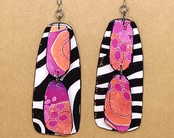 Handmade Earrings, Boho, Eclectic
