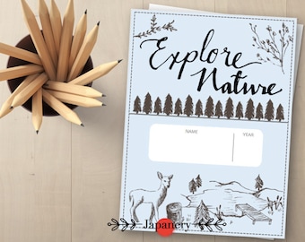 Explore Nature Kids Journal Printable: Camping, Hiking, & Nature Walk