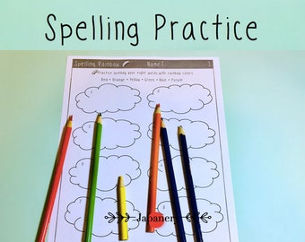 Spelling Practice Sheets Language Art Center Activities