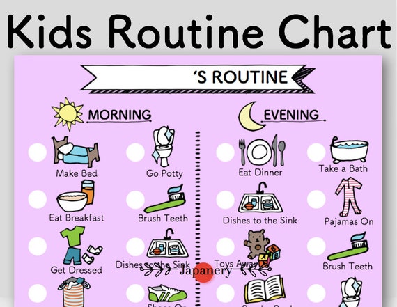 Kids Routine Chart