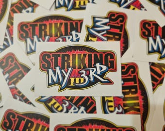 Striking My Third (3rd) Vinyl Sticker Decal Street Fighter Third Strike Fighting Game