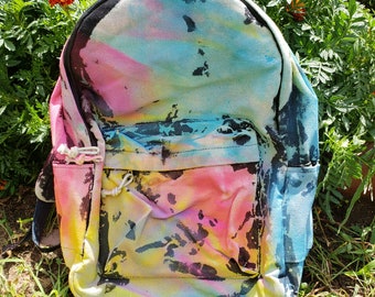 green aesthetic backpack