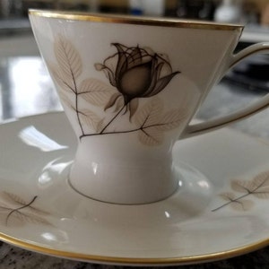 Rosenthal Porcelain China Demitasse Cup and Saucer