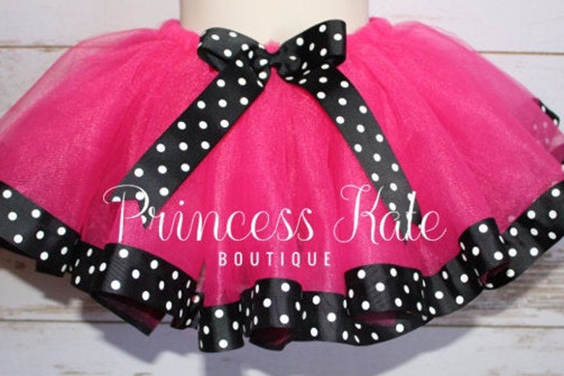 sewn tutu Ribbon trim tutu polka dot tutu kids tutu Tutu Birthday tutu ribbon tutu