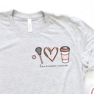 Lacrosse Mom Shirt voor Mom Gift Lacrosse Mom Shirt Lacrosse Mom Gift Lacrosse Mom Shirt voor vrouwen Mom Life Shirt Game Day Shirt Coffee Shirt