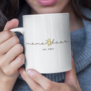 Family - Mama Bear Coffee Mug for Mom, Mother, Women, Wife - Personali