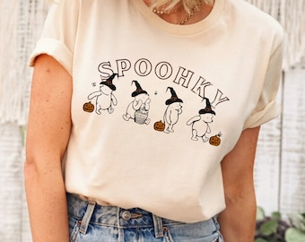 Winnie the Pooh Halloween Shirt Classic Winnie the Pooh Tshirt Spooky Sseason Tshirt Vintage Winnie the Pooh Shirt Spooky Pooh Bear Shirt
