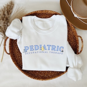 Pediatric Occupational Therapy Sweatshirt Classic Winnie The Pooh Sweatshirt Pediatric Therapy Gift OT Appreciation Gift for Therapist