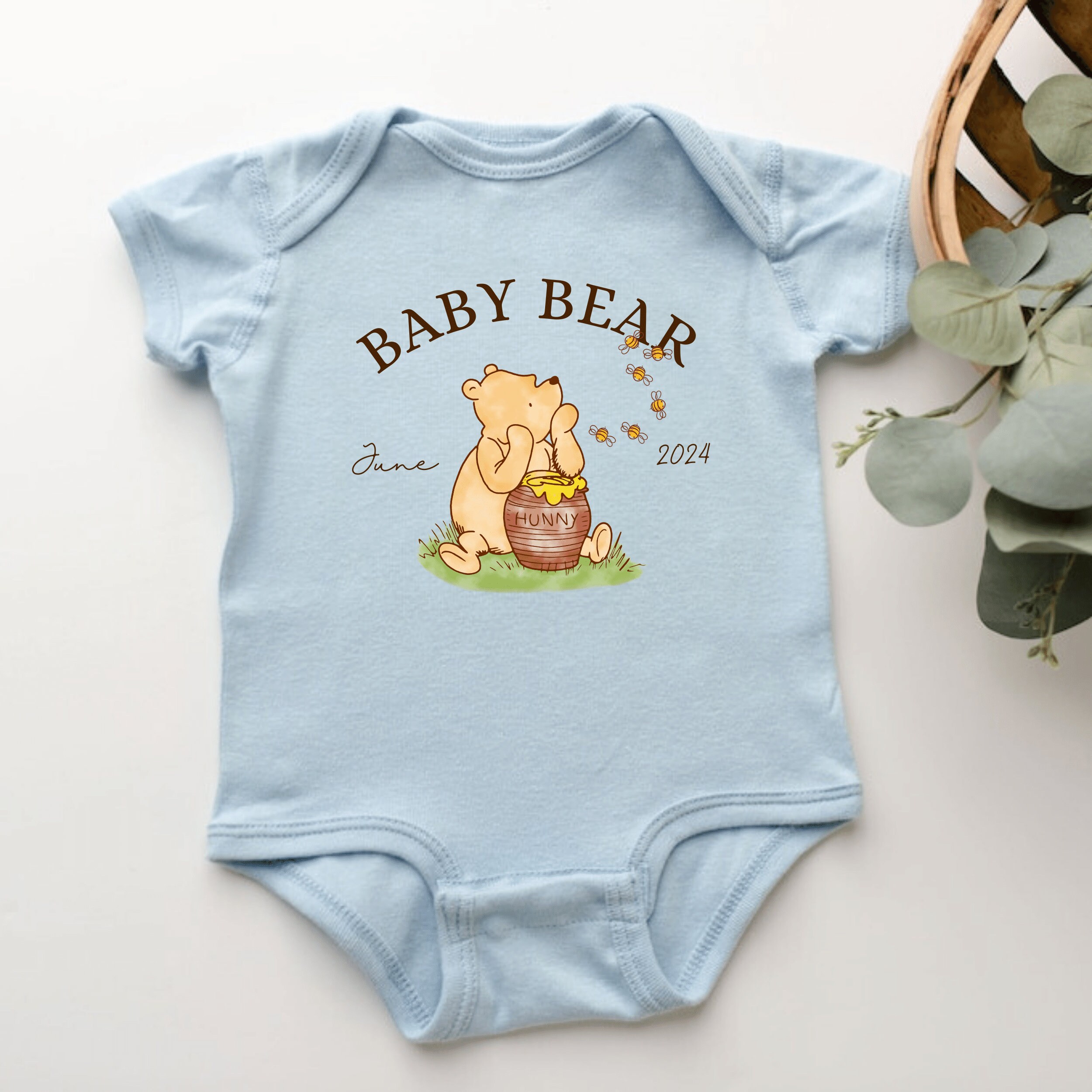 Winnie Pooh Baby Bodysuit Pooh Baby