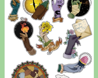 Mighty Nein Tattoo Stickers