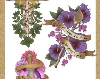 A Crown of Candy Stickers