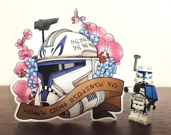 Clone Captain Helmet Sticker