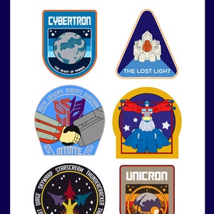Transformers NASA-Inspired Stickers
