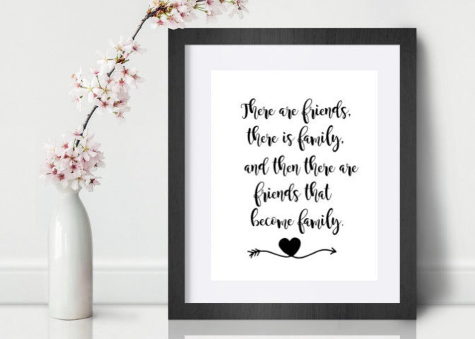 Friendship Quote Print, Friendship Printable, Family Printable, There ...