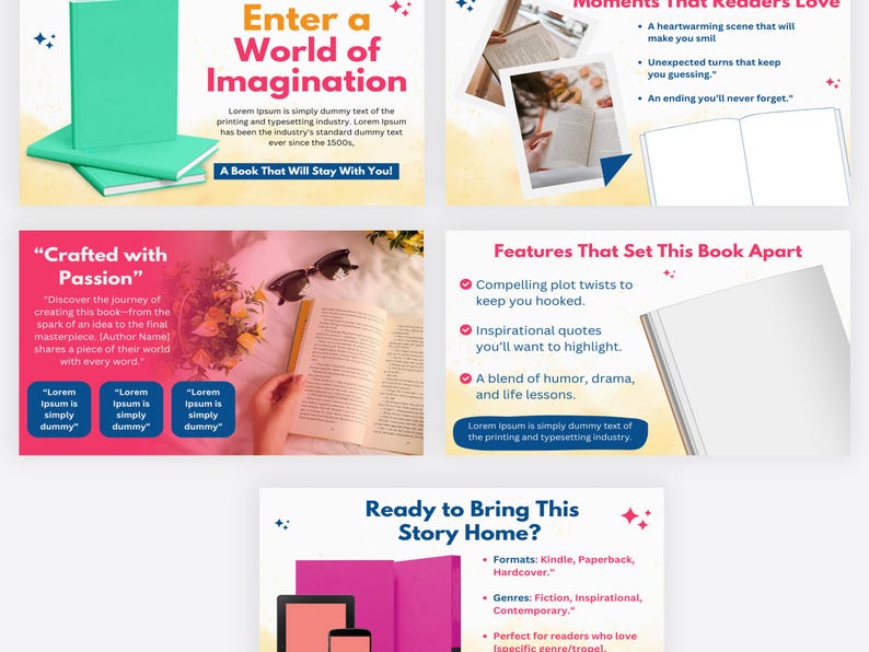 Editable KDP A+ Content Template: Canva Book Design (digital Download ...