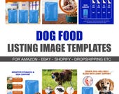 Dog food product listing template, amazon pet food, listing template, canva template