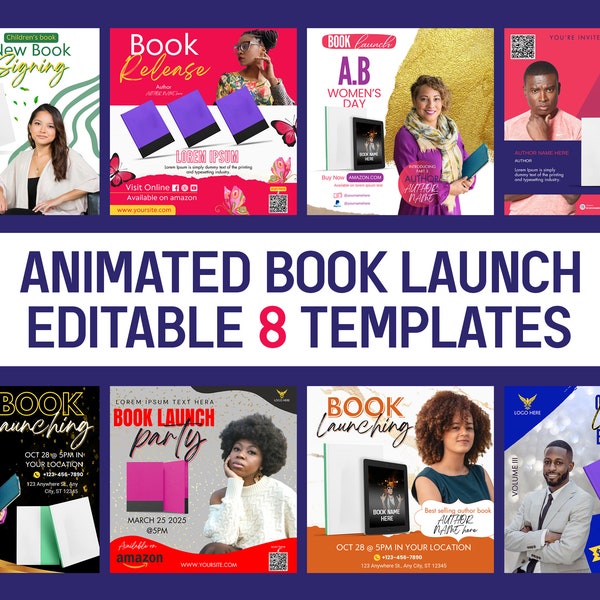 Book Launch Programme Example Book Launch Instagram Template - Etsy