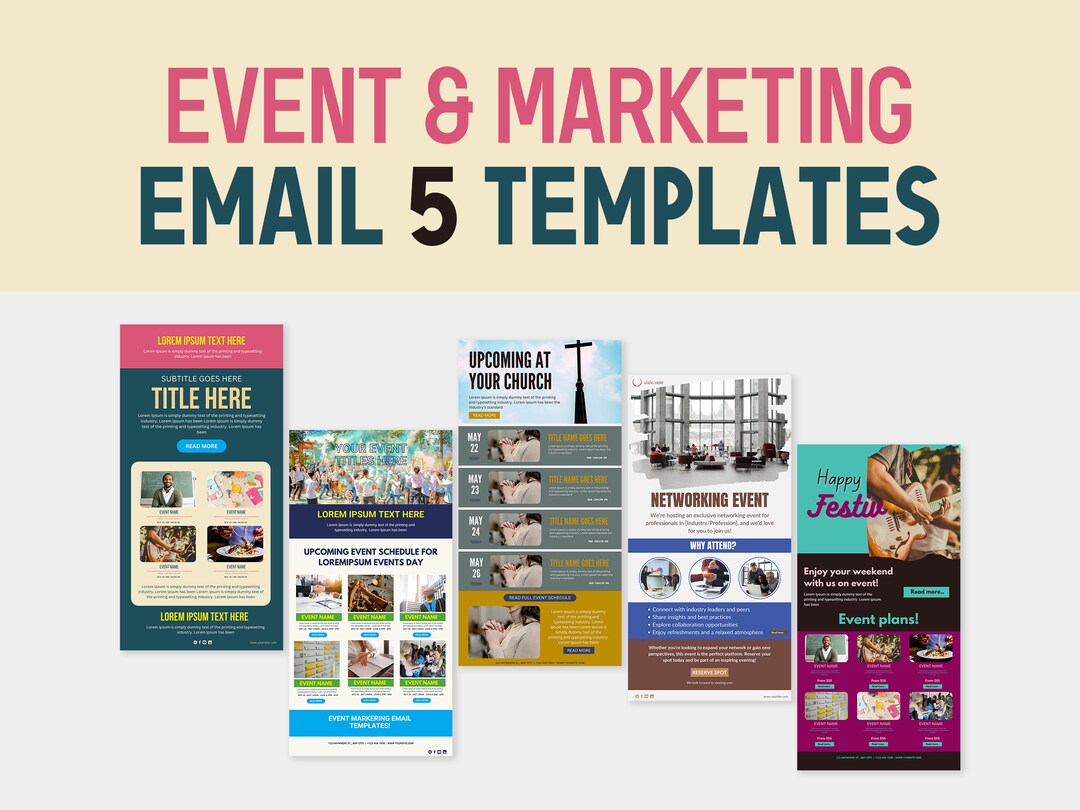 Event Email Newsletter Email Marketing Templates Canva, Event Marketing Email Template, Email ...