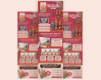 Plantilla de contenido para libros infantiles A+: KDP editable de Canva (descarga digital)