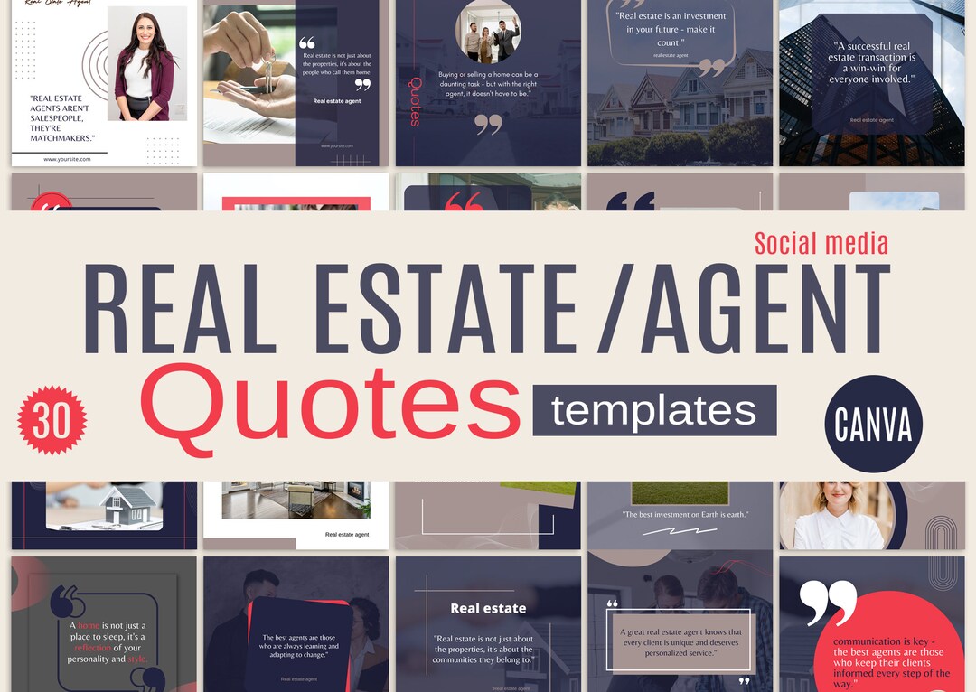 Real Estate Agent Quotes Real Estate Creative Quotes Etsy