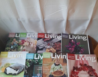 Vintage Lot Of Martha Stewart Living Magazines 90s And 2000s Collectable Rare MSL