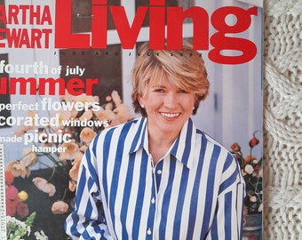 Vintage Martha Stewart Living Magazine June/July 1992 Issue #8 90s Collectable Rare MSL