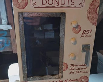 Retro Apple Cider Wooden Cabinet, Fall Home Decor