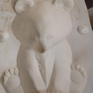 Vintage Ludwig Schmidt Mold. Large Bear Ceramic Mold # 684 Slip Casting Mold