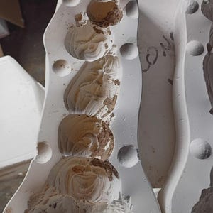 Nowell Molds. Small Pumpkin Stack Ceramic Mold # 1799 Year 1992