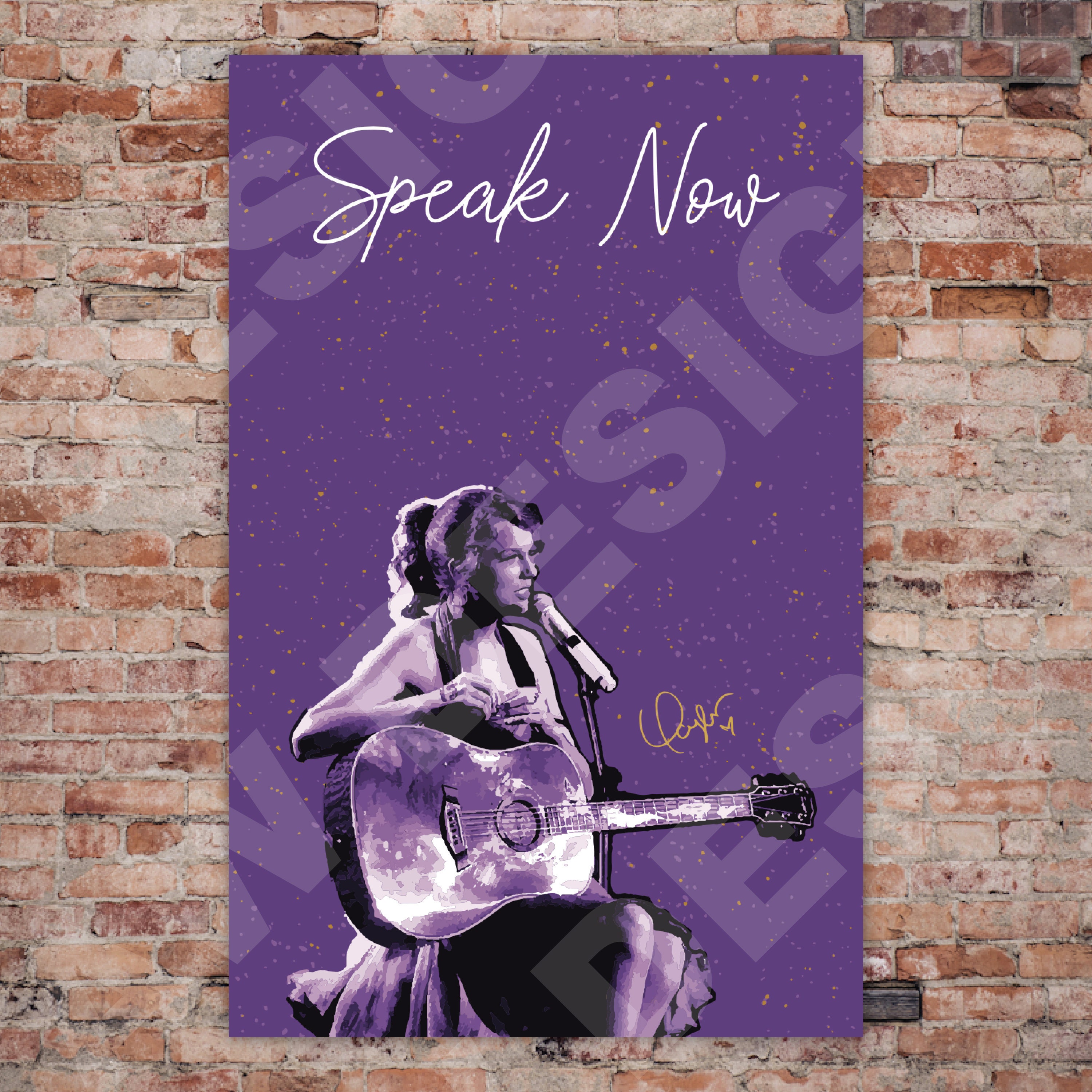 Speak Now Poster *DIGITAL DOWNLOAD* - Etsy