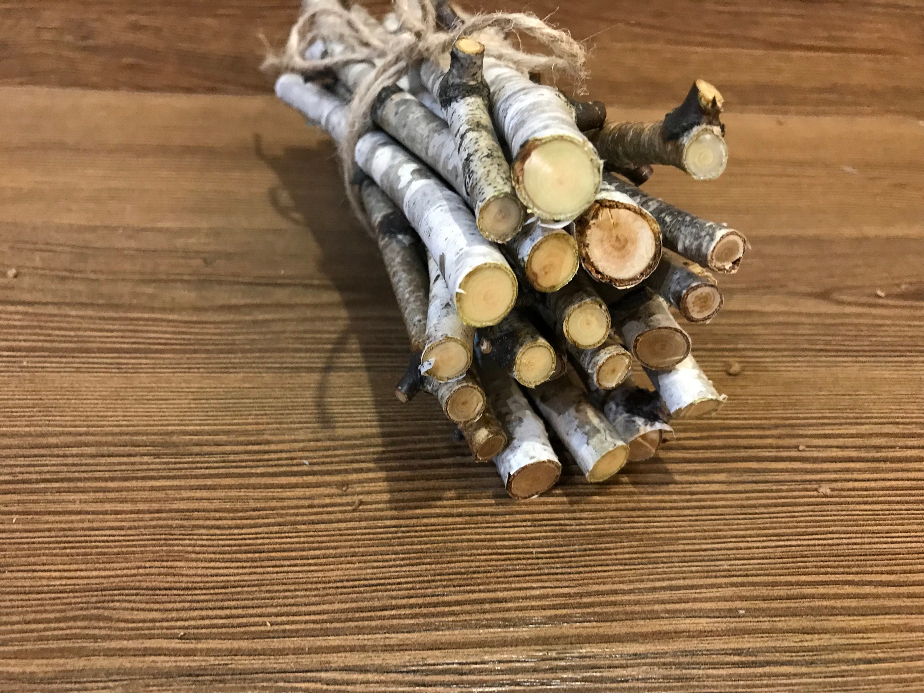 BURI Set Di 4 Rami Di Betulla Naturali, Lunghezza 80 Cm - Decorazioni Rustiche Per Matrimoni, Primavera, Natale E Progetti Fai Da Te - 5