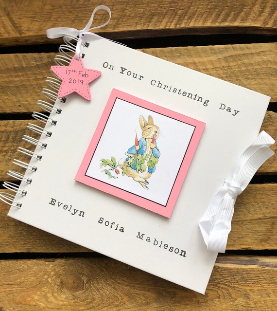 personalised peter rabbit christening gifts