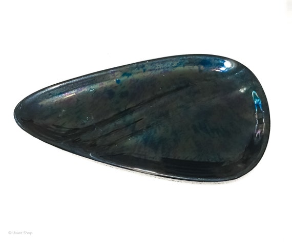 Iridescent Atomic Ring Dish - vintage atomic deco… - image 4