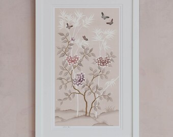 A-Street Prints Marilla Pink Watercolor Floral Paper Strippable