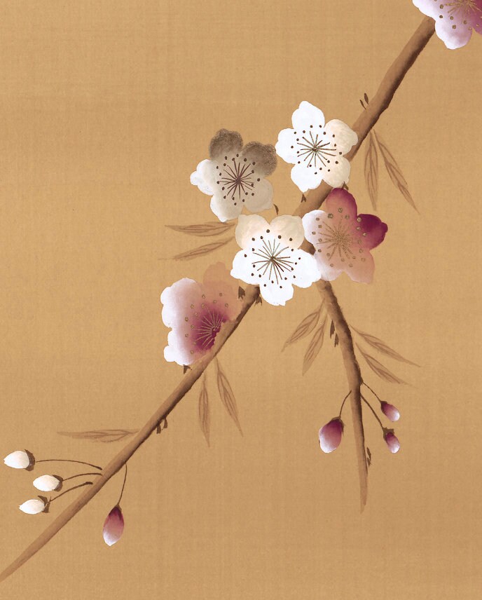 Alia Cherry Blossom Art Print / Chinoiserie Panel / Neutral Wall Art ...