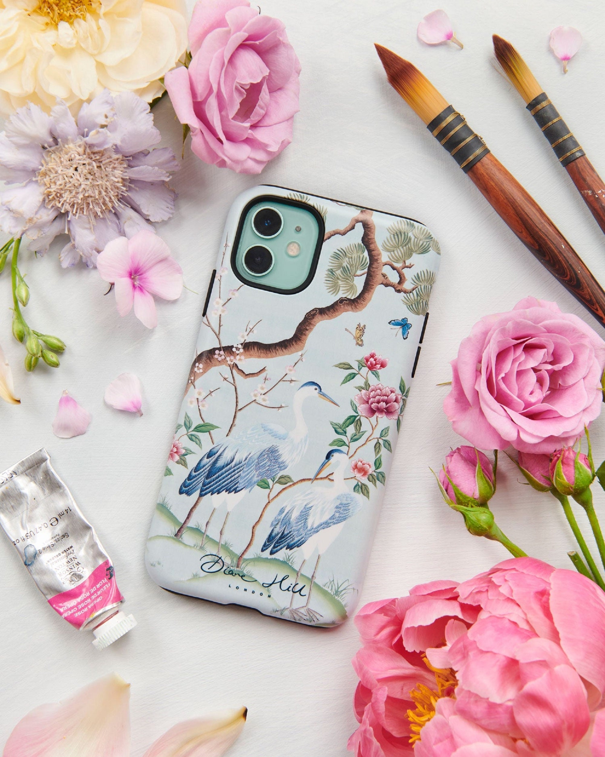 Susan Chinoiserie Phone Cover / Chinese Style Birds and Tree